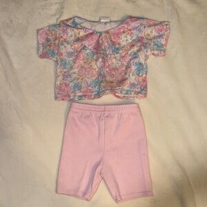 Vintage 80’s Carter's Pink Floral Kids Matching Set